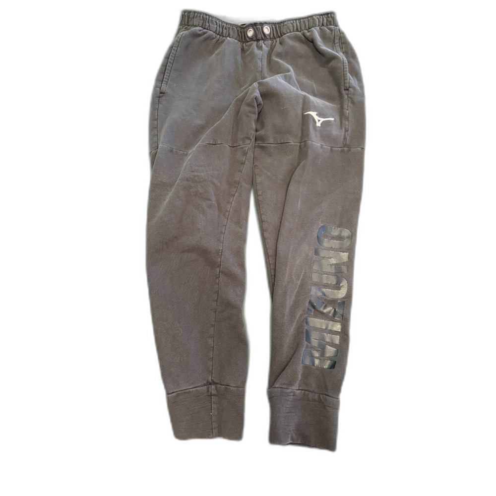 Mizuno Faded Black Graphic Athletic Joggers
